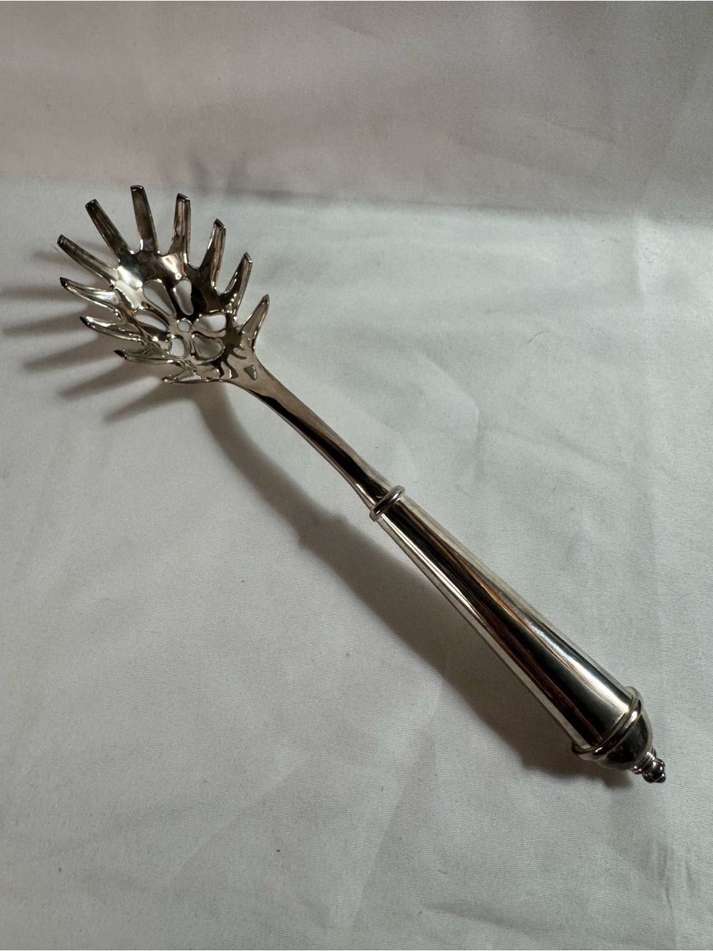 Vintage Towle Silversmiths Silverplate Pasta Server Spaghetti Serving Fork EUC